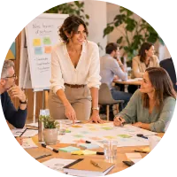 Atelier de formation en groupe
